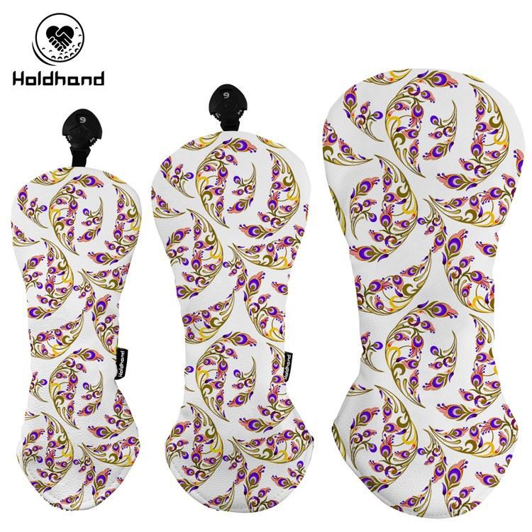 Цветни покривач за голф извезени цветни узорак