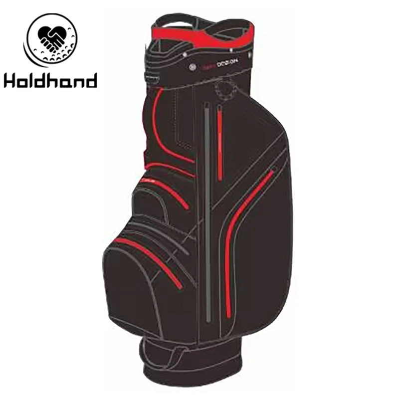 Wholesale Custom PU Leather Golf Bags Lightweight Waterproof With Unique Design For Sports Use Golf Cart