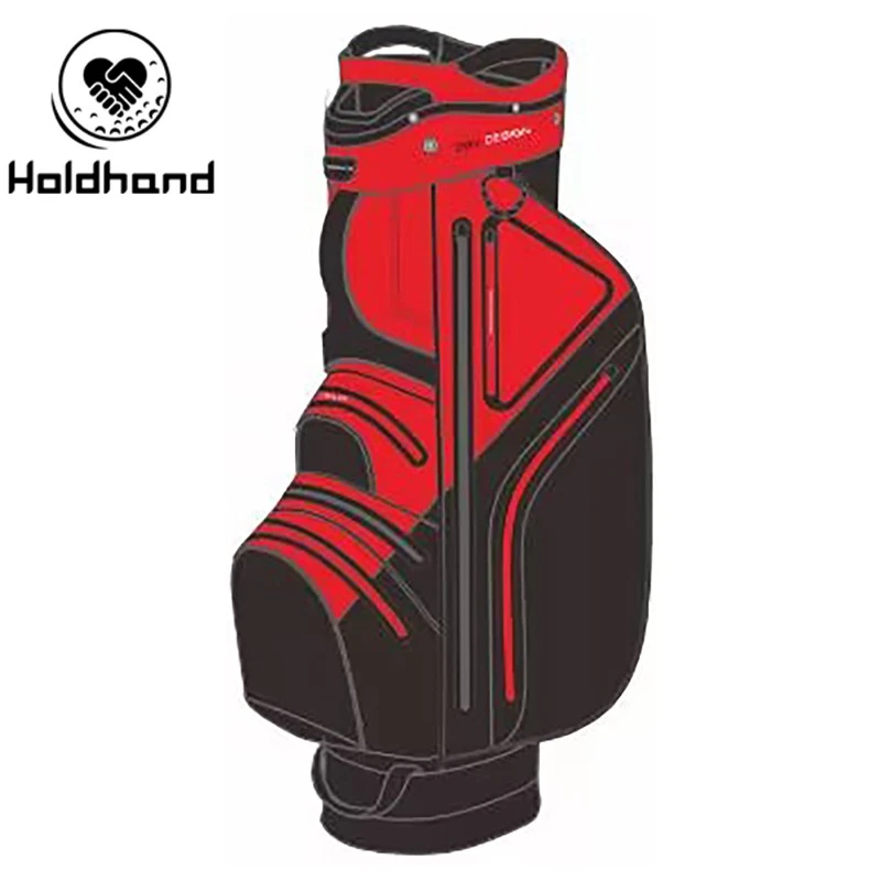 Wholesale Custom PU Leather Golf Bags Lightweight Waterproof With Unique Design For Sports Use Golf Cart