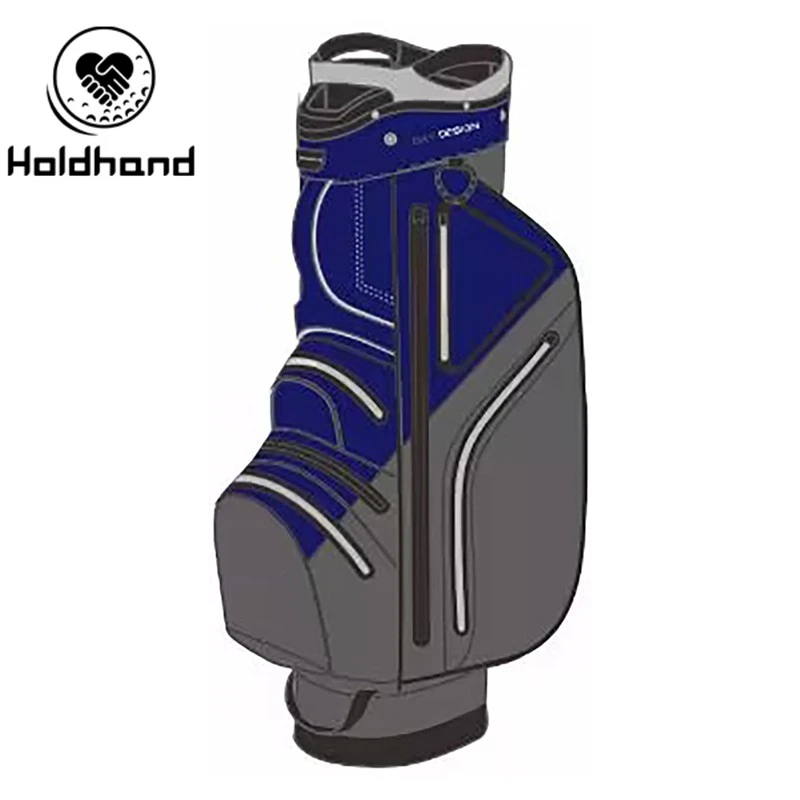 Wholesale Custom PU Leather Golf Bags Lightweight Waterproof With Unique Design For Sports Use Golf Cart