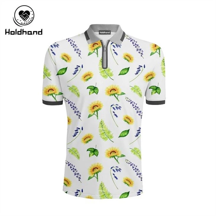 2022 HIGH QUALITY Custom Golf Polo T Shirt FOR MEN Digital Full Printing New Fashion Graphics Style